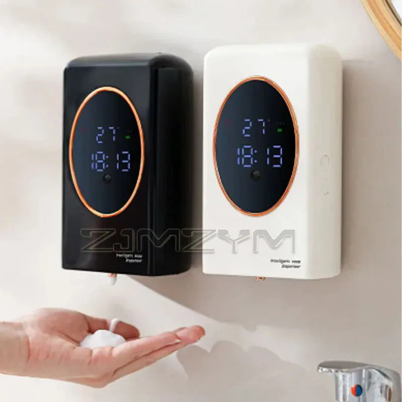 Automatic Soap Dispenser 480ml Smart Touchless Foaming Soap Dispenser USB Rechargeable Wall Mounted for Bathroom